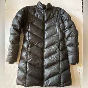 Cimarron Folk Art Black Down Puffer Coat Size S